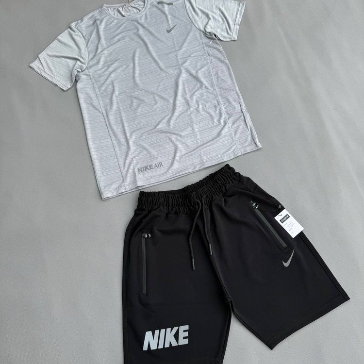 سِت تیشرت وَ شلوارک NIKE AIR پارچه هَر دو تیکه (فول کِیفیت).