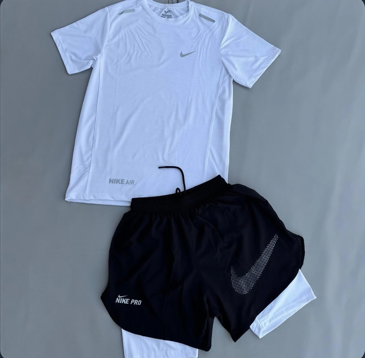 سِت تیشرت وَ شلوارک NIKE AIR (پارچه فول کِیفیت).